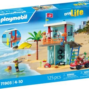 מגדל מציל עם באגי ב181ש״ח PLAYMOBIL