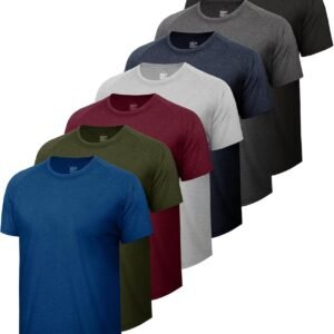 7 Polo Dry Fit Shirts for Men by BOOJO