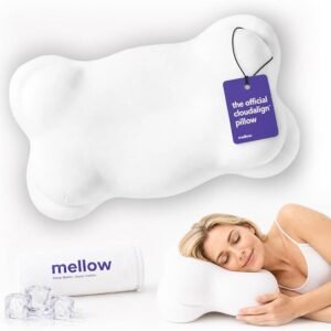 כרית קצף זיכרון CloudAlign של Mellow לתמיכה בצוואר ובכתף, סטנדרטית