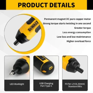 מברג חשמלי אלחוטי DEWALT HT422