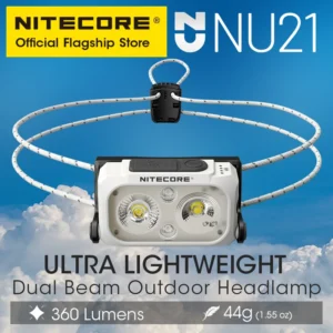 NITECORE NU21 פנס כפול קרן USB-C נטען