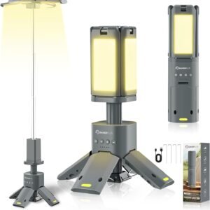 פנס קמפינג SakerPlus 6000 לומן ב-167 ש״ח