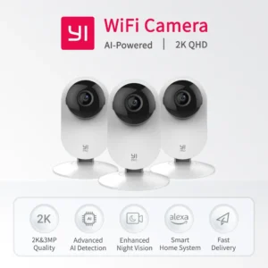 ערכת אבטחת בית YI Pro 3 חלקים עם מצלמת IP חכמה