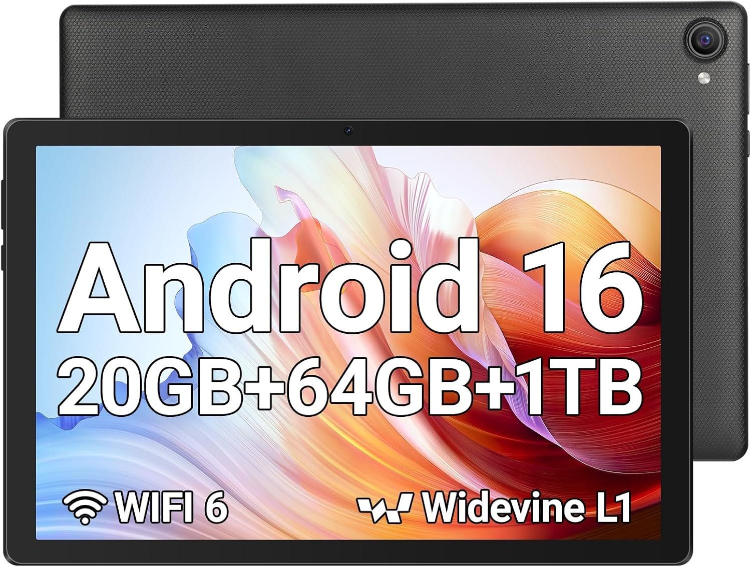 טאבלט Jeazans 10.1 אינץ' עם אנדרואיד 16, 24GB RAM ו-64GB ROM