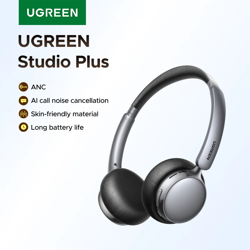 אוזניות אלחוטיות UGREEN Studio Plus עם ביטול רעש פעיל