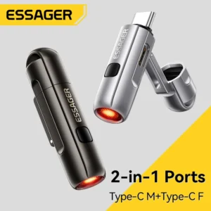 מצית מיני נייד Essager 2 ב-1 עם פונקציית ניפוח אוויר