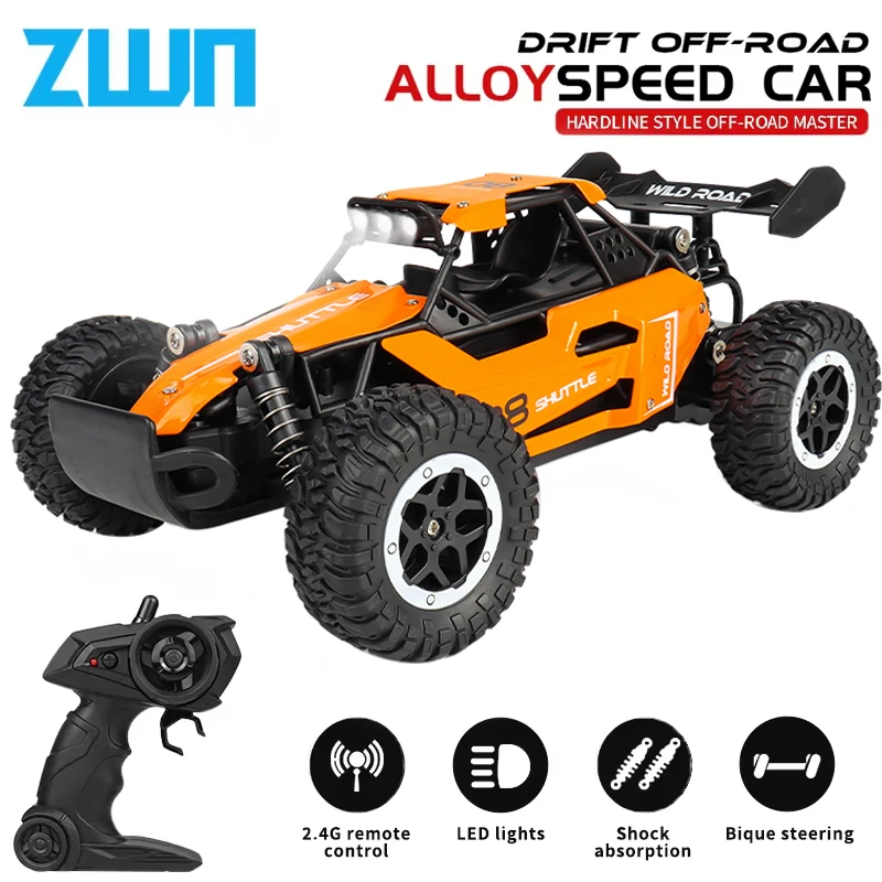 מכונית RC Zwn 2.4G עם תאורה מובילה