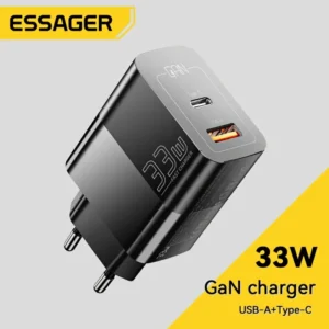 מטען USB-C Essager 3W גאן מסוג C עם טעינה מהירה PD
