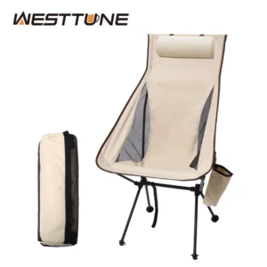 כיסא קמפינג Westtune מתקפל עם מושב ראש