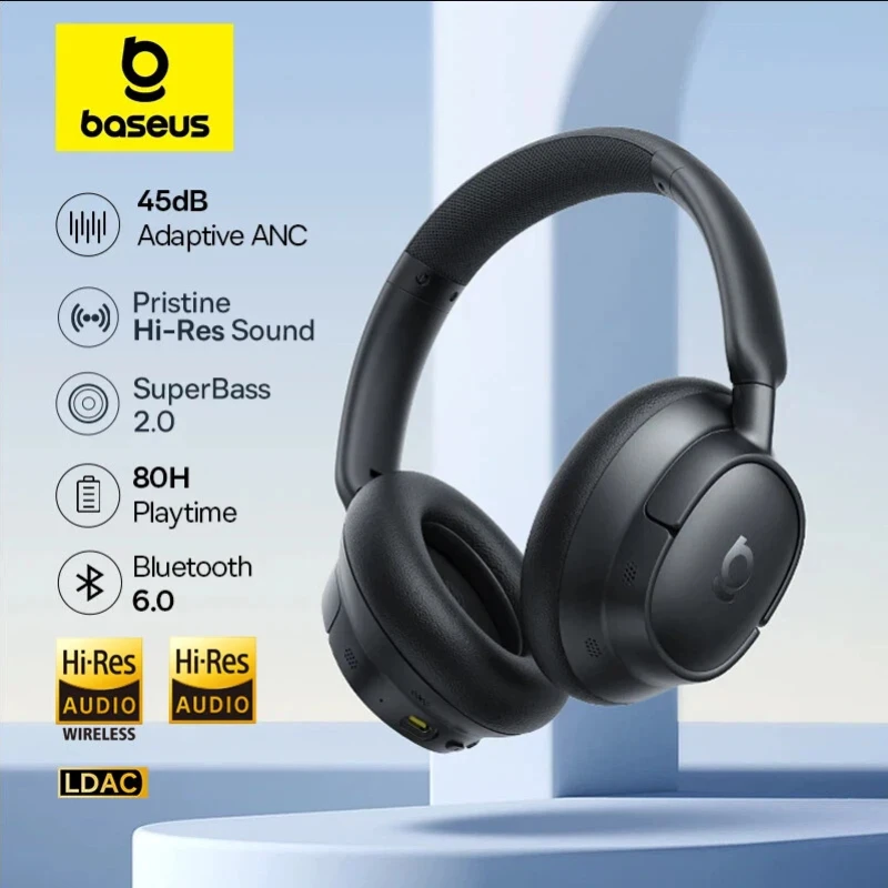 אוזניות אלחוטיות Baseus EH10 NC עם ביטול רעשים אדפטיבי