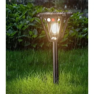 תאורת חיישן תנועה סולארית חוץ LED עמידה במים