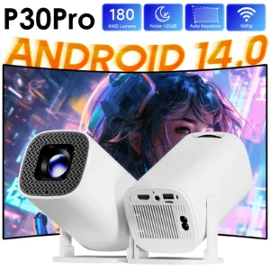 מקרן חכם P30PRO עם WiFi6 BT 5.0