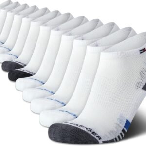 גרבי קרסול Tommy Hilfiger לגברים, מארז של 12 יחידות