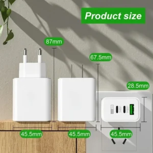 מטען USB PD Type-C רב-פורטים לטלפון נייד