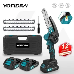 מסור חשמלי YOFIDRA בגודל 6 אינץ' ללא חוטים